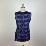 Marni Purple Silk Sleeveless Blouse Size 4 Photo 7