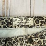 We The Free Bailey Leopard/Cheetah Print Frayed Asymmetrical Hem Denim Skirt 27 Photo 5