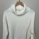 Anthropologie  Blair Slouchy Turtle Neck Sweater in Cream Off White Size Medium Photo 3