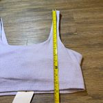 If It Were Me  Lilac Waffle Knit Loungewear Crop Top Photo 6