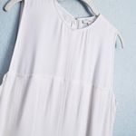 Lewit White Sleeveless Corset Detail Midi Dress Size 12 Photo 4