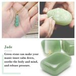 Calming & Serenity Jade Gold Necklace For Women Photo 3