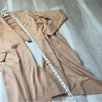 Cashmere Scarf Cardigan wrap open knit womens Tan (small medium) minimalist Photo 6