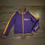 Rockstar Original Jacket‎ size Small women’s purple and yellow cold shoulder Photo 2