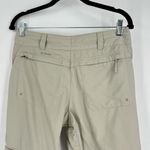 Columbia Titanium Womens Mid-Rise Packable Convertible Hiking Pants Beige Size 6 Photo 7