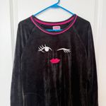 Kate Spade Womens Velour Velvet Sleep Dress Size Small Wink Eye Soft Cozy Winter Photo 1