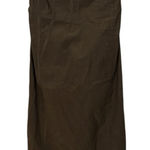 Veronica Beard  Green Strapless Linen Blend Slit Mini Cocktail Dress Size 8 Photo 0