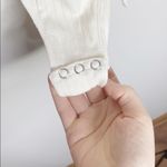 Capulet Prima white ribbed long sleeve bodysuit size S Photo 10