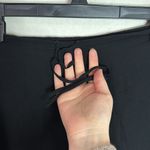 Soft Surroundings  Wide Leg Silk Black floral colorful Embroidery Pants size M Photo 4