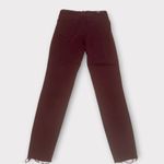 Kut From The Kloth Red Maroon Size 0 Donna High Rise Ankle Skinny Jeans Pants Photo 2