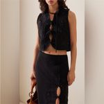 Sea New York Baylin lace FULL MATCHING SET Vest and Skirt Black Size XS Photo 1