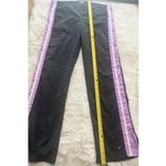 Nike Womens Size S Gray Purple Stripe Elastic Waist Athletic Track Pants Photo 1
