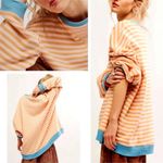 Free People NWOT  Striped Oversized Sweater Size Large Photo 1