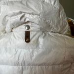 Mackage  Kimiana Down Jacket Off White Hooded Puffer Coat Zip Pockets Photo 11