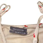 Urban Outfitters beige ribbed cherry print mini dress Photo 4