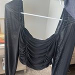 Divided Black Going Out Top  Photo 0