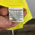 Alexander Wang  Mini Silk Dress Colorblock A-Line Pleated Party Size 6 Photo 11