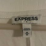 EXPRESS  White Lace Bell Flare Sleeve Dress Size Medium Angel Whimsigoth Staple Photo 3