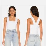 House Of Harlow 1960 Compression Knit Square Neck Tank in Desert Mist Orange Size M Photo 6