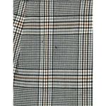 Abercrombie & Fitch  White Black Plaid Zip Up Slit A-Line Skirt Mini Skirt Size S Photo 3