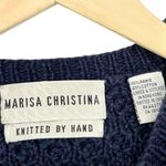 Vintage Marisa Christina Hand Knitted Bunny Easter Novelty Vest White Size M Photo 1