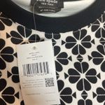 Kate Spade  Monochrome NWT Flower Print Sweater in Size Small Photo 2