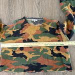 Madewell Cottontail Camo Wide-Sleeve Sweater Merino Wool Cropped Sweater | XL Photo 6