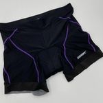 Souke Sports Women’s Black & Purple Details Padded Cycling Shorts Size 3XL NWT Photo 0