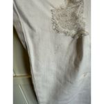 Old Navy  Womens Jeggings Sz 18 Super Skinny Jeans Rockstar White Mid Rise Ripped Photo 6