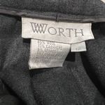 Worth Wool Cashmere Dress‎ Pants Dark Gray Career Office Classic Minimalist Size 12 Photo 4