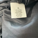 Dress Barn button front belted tunic blue women's XL Photo 5