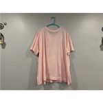 Old Navy  Very Merry Pink Short Sleeve Shirt 3X Photo 4