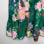 Marchesa Notte Emerald Roses Off Shoulder Mini Dress Womens 4 Green Photo 10