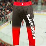 Chicago Blackhawks yoga pants! Black Size L Photo 1