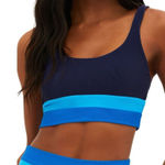 Beach Riot NWT Mackenzie Colorblock Bikini Top Photo 0