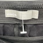 Vince Pull On Leather Ankle Leggings Black Size Small Photo 8