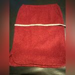 Joe Fresh  Deep Red Wool Blend Lined Pencil Skirt size 8 NWT Photo 9