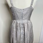 Forever 21 Metallic Silver Dress Size Large Perfect for Taylor Swift Eras Tour Photo 3