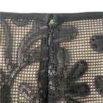 Sienna Sky  Black Sequin Elegant Mini Pencil Skirt Photo 1