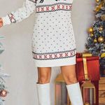 Simplee Apparel Christmas Sweater Dress Photo 0