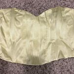 ZARA Satin Effect Corset Crop Top Photo 1