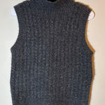 Evereve  Avery Cable Tank‎ in Charcoal Size Small Photo 0