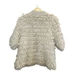 Anthropologie Knitted & Knotted Cardigan Boho Short Sleeve Sweater Jacket Cream Tan Size XS Photo 10