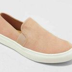 Universal Threads Universal Thread Rose Blush Pink Suede Slip-on Sneakers Photo 0