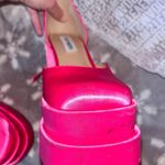 Steve Madden Pink Satin Heels Photo 4