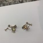 Cowgirl Horse Saddle Vintage Gold Tone Clip On Clip Photo 6