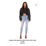 RE/DONE NWT Revolve x Originals 90s High Rise Ankle Crop in Worn Light Azure Photo 10