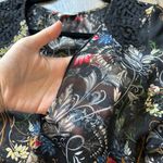 Free People Intimately Must Have Been Love Sheer Floral Long Sleeve Bodysuit S Photo 6