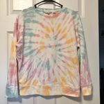 Shiraleah Cali Pastel Multicolor Tie Dye Relaxed Fit Long Sleeve Sweatshirt S Photo 1