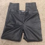 Liz Claiborne  Black Faux Leather Pants Photo 3